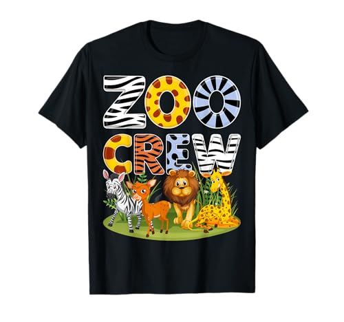 Zoologist Safari Tour Jungle Adventure Animal Lover Zoo Crew T-Shirt