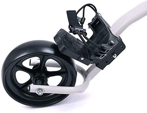 Golf Trolley 3 Wheel Golf Push Cart, 3 Wheels Foldable Hand Cart, Easy Push and Pull Cart Trolley,Quick Open and Close Golf Pull Cart