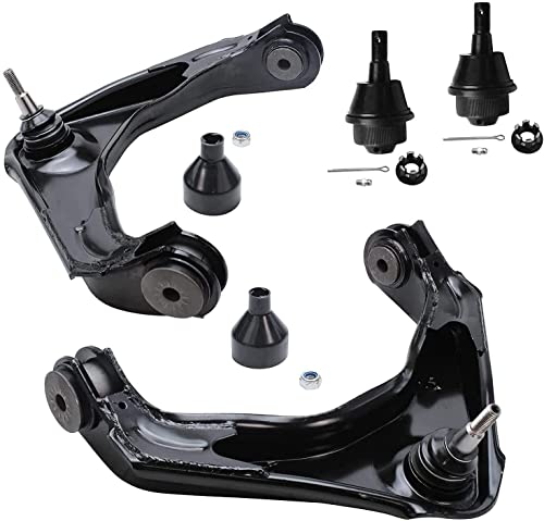 Image of Detroit Axle - 4WD Front End Kit for 2001-2006 Chevy Silverado 2500 HD 3500 GMC Sierra 2500 HD 3500 1500HD Suburban Yukon XL 2500, Control Arm Tie Rods Sway Bar Ball Joint Idler Pitman Arm Lug Nut