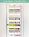 UVIAHOMI Heavy Duty Over The Door Organizer 5 Tiers, Extra Large Behind Door Storage of 10 Big Front & 10 Mesh Pockets, 80lb Weight Capacity, Hanging Doors Storage for Closet Bedroom Nursery, Beige
