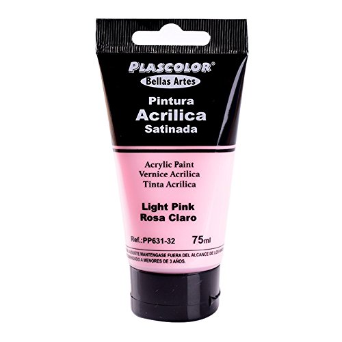 Plascolor PP631-32 - Pintura acrílica, 75 ml, color rosa claro