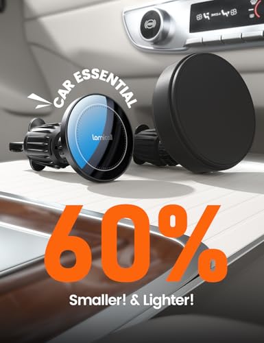 Lamicall 15W MagSafe Wireless Car Mount Charger — view 2