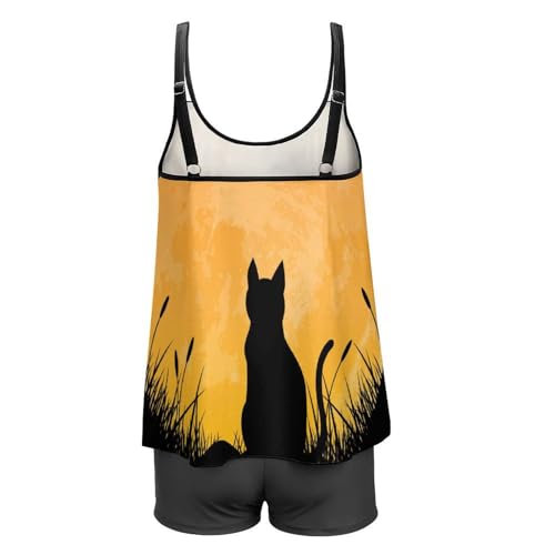 Maillot de bain tankini pour silhouette galbée avec shorty et robe de plage - 5