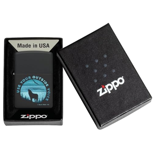 Encendedor Zippo con grabado personalizado negro mate miniatura 3