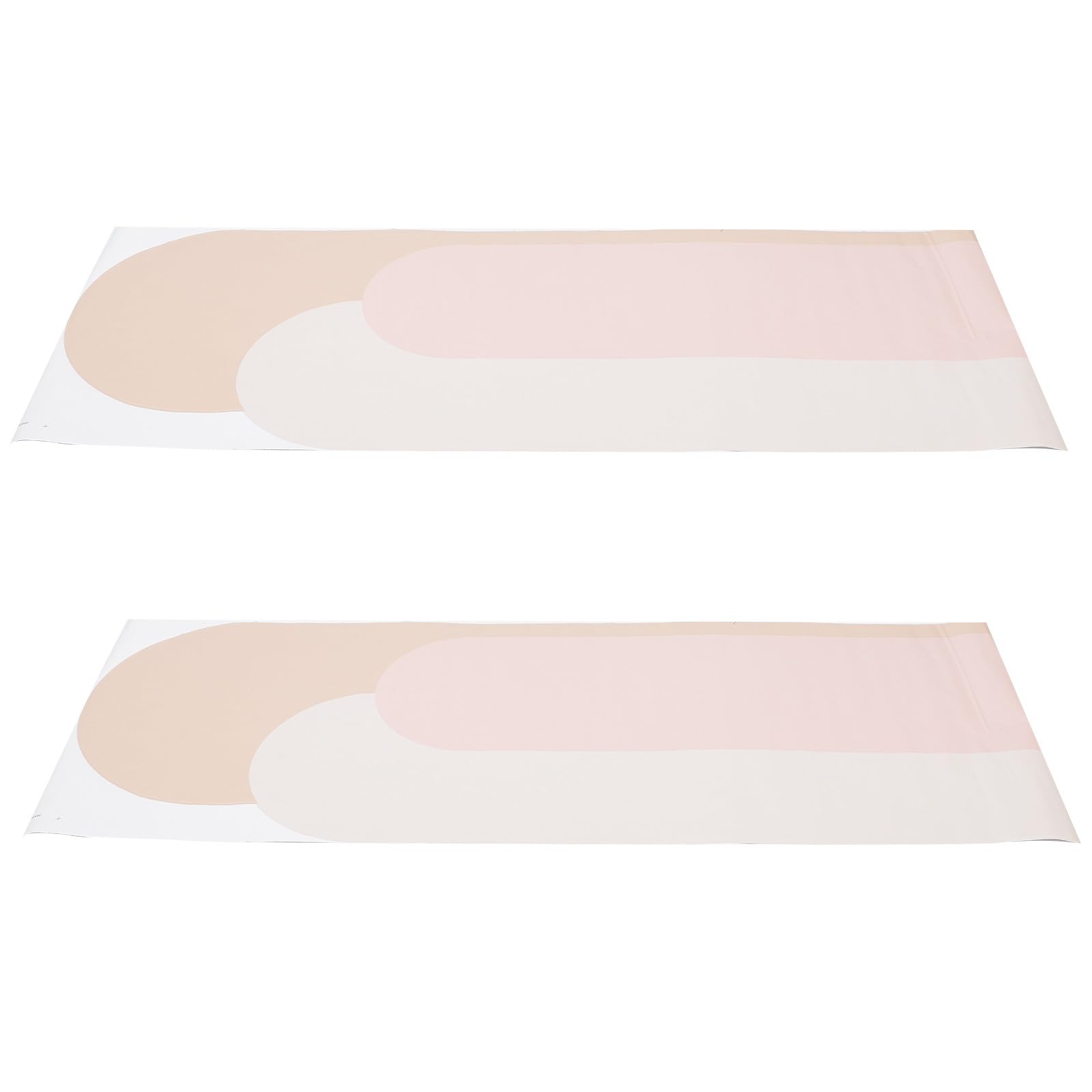 Uonlytech Pegatinas de Pared Geométricas Bohemias 2 Piezas, Murales Adhesivos para Decoración de Sala de Estar, Patrón Boho en Pvc, Calcomanías Modernas para Hogar y Dormitorio