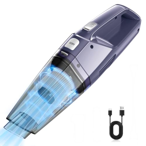 Image of Bossdan Handheld Vacuum Cordless - Car Vac Portable with 8KPA & Multi Accessories & Low Noise, Lightweight Hand Held Vacuum Cordless Rechargeable for Car /Home /Dust /Pet Hair, Mine Portable Vacuum