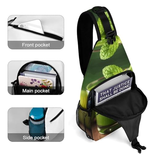 Bolso tipo sling deportivo para viaje y senderismo miniatura 4