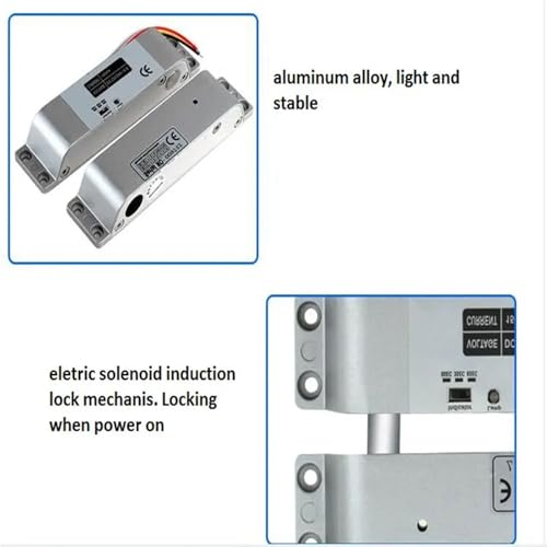 Serrure électrique induction magnétique pour contrôle d'accès d'entrée - 4