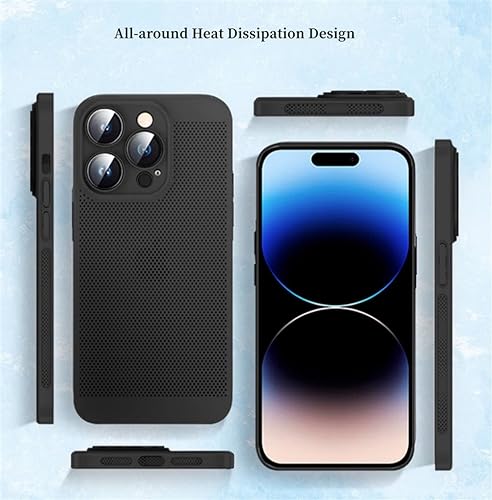 Coque fine pour iPhone 13 mini protection objectif coque polycarbonate respirante 5.4 pouces