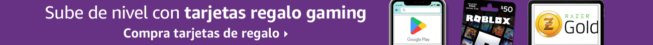 Sube de nivel con tarjetas regalo gaming