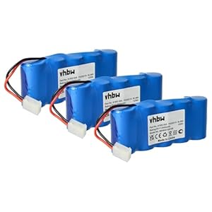 vhbw 3 x Ni-MH accu 2000 mAh (6 V) ...