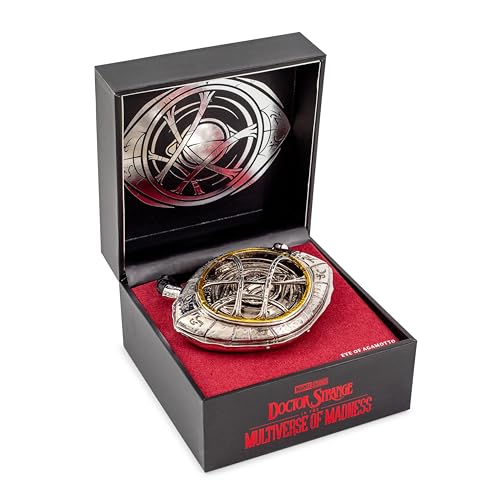 Toynk Marvel Studios Doctor Strange in the Multiverse Of Madness Silver-Plated Eye Of Agamotto Prop Replica Necklace | Officially Licensed Collectible2
