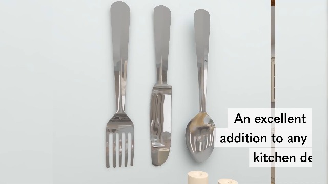 Amazon.com: Deco 79 Aluminum Metal Utensils Home Wall Decor Knife