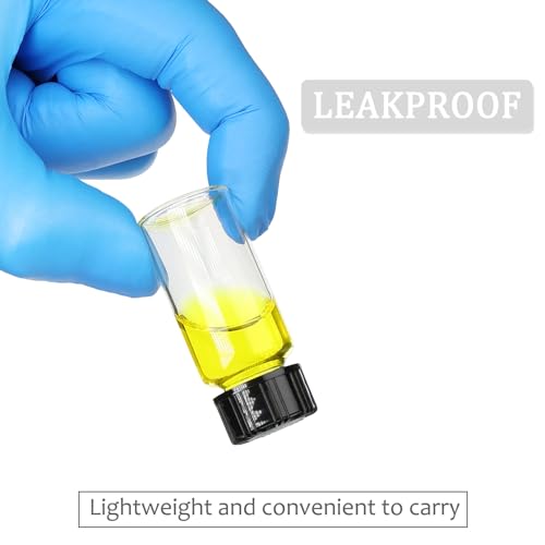 Glasfläschchen, transparent, 10 ml, 10 Stück