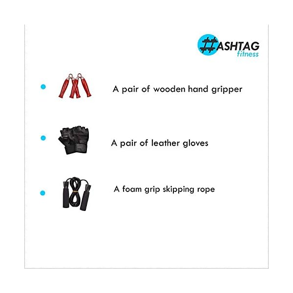 HASHTAG FITNESS 20 in1, Flat Bench Home Gyms & equipments with 50kg