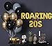 JeVenis Roaring 20s Balloons Gatsby Birthday Decor 20th Birthday Party Balloons 20 Anniversary Decorations Roaring 20s Flapper Party Roaring Twenties Birthday Balloon
