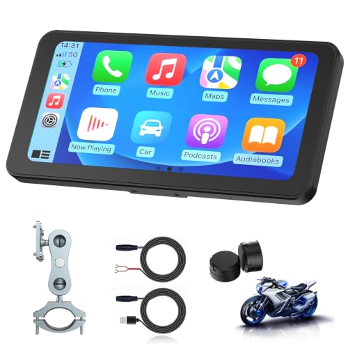 Image of Spedal 6.25 inch Motorcycle CarPlay Screen with TPMS