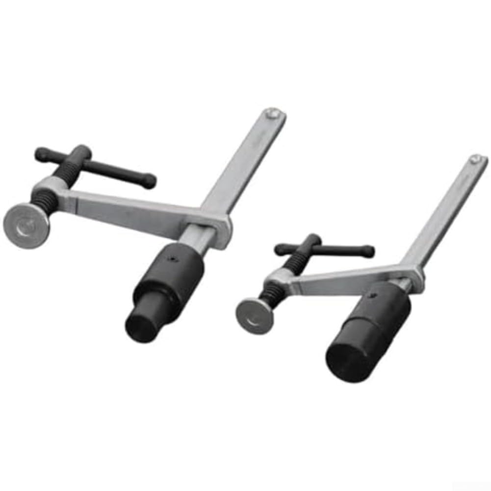 Morsetto regolabile per banco da lavoro in metallo con impugnatura, morsa da tavolo per apertura da 16 mm/28 mm, strumento di serraggio per officina di saldatura (16 mm)