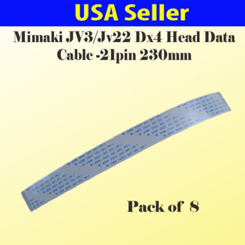 8X Data Cable for Mimaki JV3 JV22 Epson DX4 Print Head 21 pin 23 cm Large Format Solvent Printer