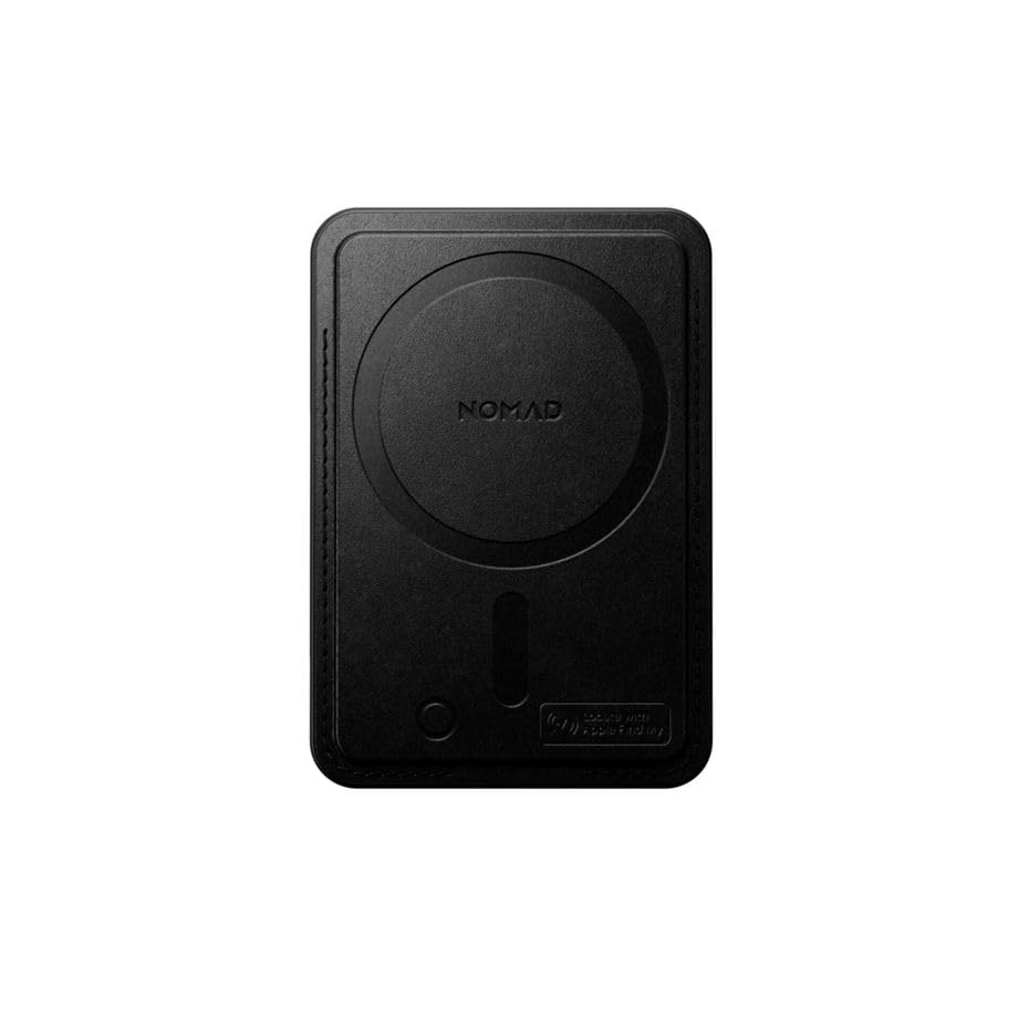 NOMAD Leather Mag Wallet with Find My I MagSafe Kartenetui für iPhone I Black Horween – Ansicht 3