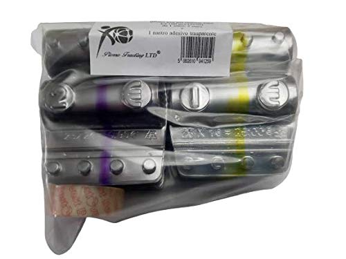 Kit 100 Blister Per Monete Euro - 50 Da 1€ E 50 Da 2€ Con Nastro Adesivo Omaggio - Foto 3