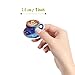 500Pcs Cute Coffee Stickers, Cartoon Drink 1 Inch Labels with 8 Patterns Decal Rolls Self Adhesive Seals for Scrapbooking Cards Envelopes， Gifts for Kids Teens Adults for Birthday Party Supply Reward