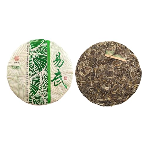 Té Crudo Yunnan Pu'er Yiwu Premium en pastel de té de 357g