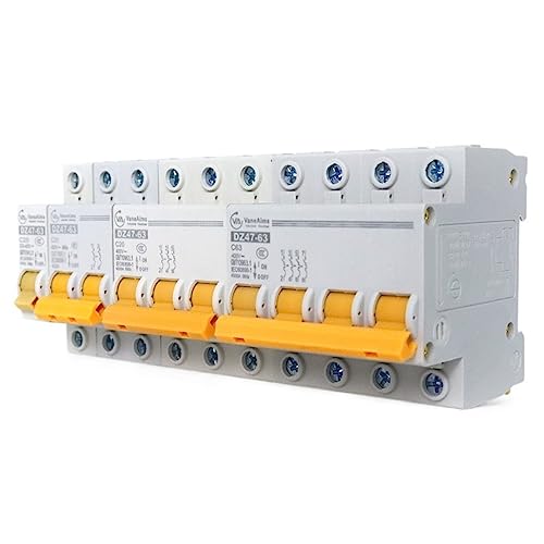 Système photovoltaïque sécurisé par mini disjoncteur AC 3P 10A et interrupteur rail Din AC400V