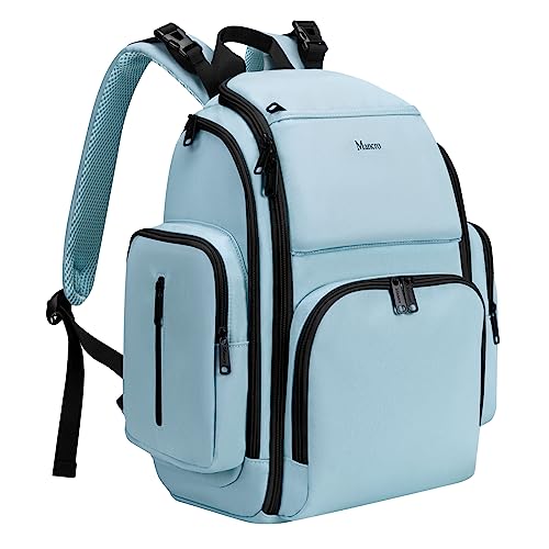 Image of Mancro Diaper Bag Backpack, Blue