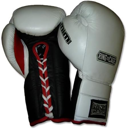 Miniatura 2 de Deluxe MiM-Foam Sparring - Guantes de boxeo con cordones para Muay Thai, MMA, Kickboxing, Boxeo
