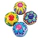 HAPPY DEALS ~ Tie Dye Beach Balls | 12 Pack | 5 Inch | Funky Tie-Dye Design