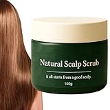 Haarpeeling für die Kopfhaut - Natürlicher Scrubber für die Kopfhaut | Haarpflegeprodukte - Für tägliche Routine und Reisen Spa Fitnessstudio Pool Entspannung Bad Dusche