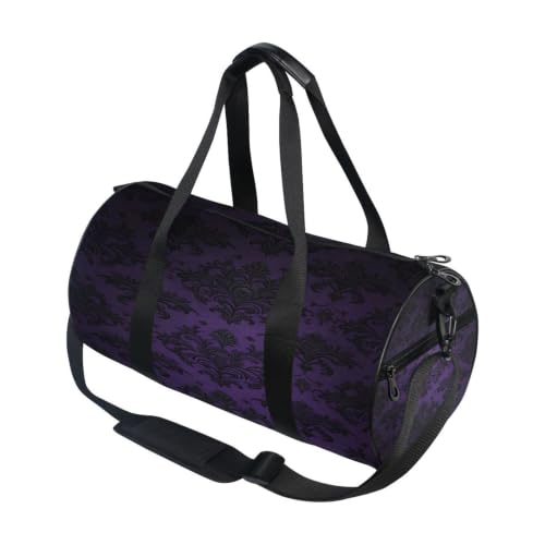 Bolsa de lona para viajes y deportes con diseño redondo unisex