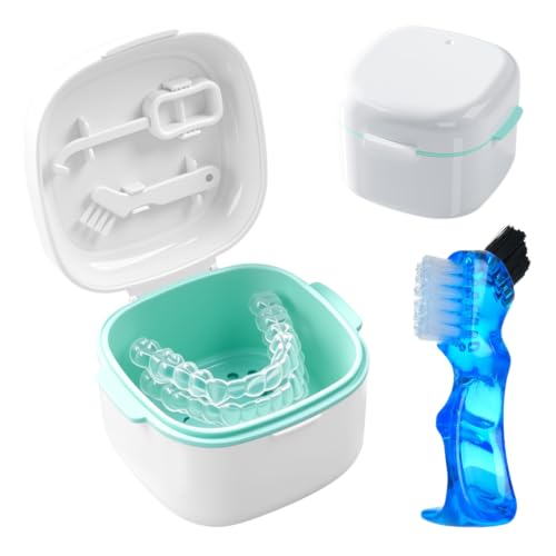 GmeDhc Caja Aparato Dental con Cepillo Limpiador y Filtrar