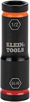 Vista 15 de Klein Tools 66074 - Llave de impacto para atornillador, tamaños de 3/4 y 13/16 pulgadas, uso con llaves de impacto compactas Klein Tools BAT20CW