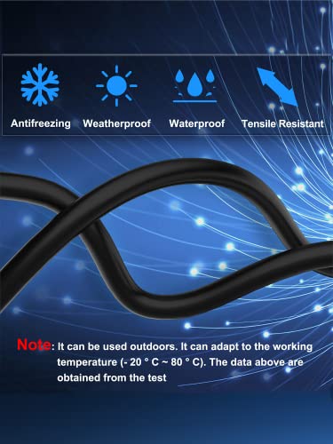 Cat 8 Ethernet Cable 5 Ft Shielded, Indoor&Outdoor, Heavy Duty High Speed Direct Burial 26Awg Cat8 Network Wire, 40Gbps 2000Mhz Sftp Patch Cord, In Wall&Weatherproof Rj45 Cable For Router/Modem/Xbox #TOP3