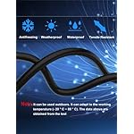 Dacrown Cat 8 Ethernet Cable 50 ft Shielded, Indoor&Outdoor, Heavy Duty High Speed Direct Burial 26AWG Network Wire, 40Gbps 2000Mhz SFTP Patch Cord, in Wall&Weatherproof RJ45 Cable for Router/Modem - Image 4