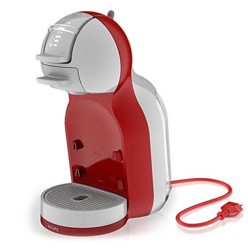 Nescafe Dolce Gusto KP120540 Mini Me Coffee Machine, 1500 W, Red/Grey Second Image Nescafe Dolce Gusto KP120540 Mini Me Coffee Machine, 1500 W, Red/Grey Second Image