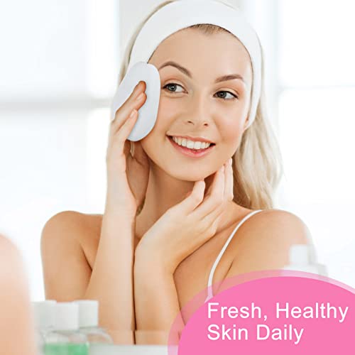 20 Piece Facial Sponge For Daily Deep Cleansing Regular Exfoliating Pads Reusable Plant Fiber For Removing Skin Dirt And Makeup, Natural Facial Cleaning Tool For Normal To Oily Skin #TOP5