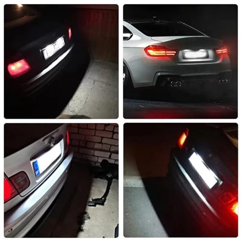 Luz matrícula LED Serie 3 E46 Coupé 2004-2006 acabado premium blanco 6