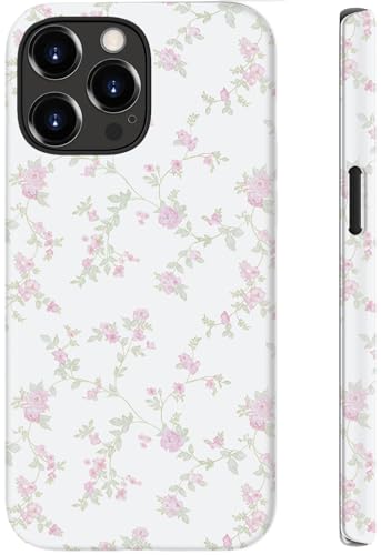 Idée cadeau femme coque iPhone 14 Pro protectrice chic à motif floral