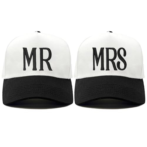 Mr and Mrs Trucker Baseball Hats, Engagement Gifts for Couples, Wedding Gifts, Bridal Shower Gifts, Honeymoon Essentials