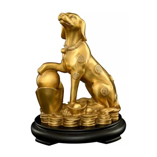 Mascotte de fortune en laiton pour décorer un bureau professionnel