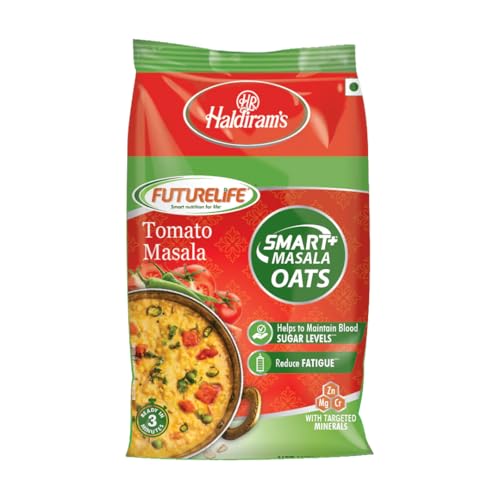 Image of Future Life Smart Tomato Oats | Tasty & Heathy Evening Snack | 100% Whole Grain Oats | Masala Oats | 400 Gms