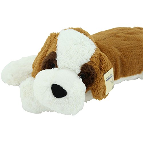 Sweety Toys 5529 XXL Riesen Bernhardiner liegend Plüschhund - ca. 80 cm groß - Kuschelhund Teddybär Plüschtier Plüsch Plüschbär