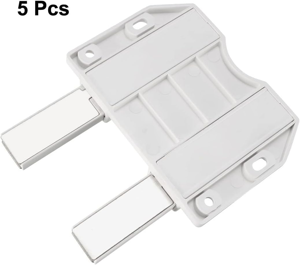 XYWHPGV Double Touch Magnetic Catch Latch Push to Open Long Travel ABS for Large Door 5 Pcs(f08fd 06b29 edb60 d793d becad 1a260