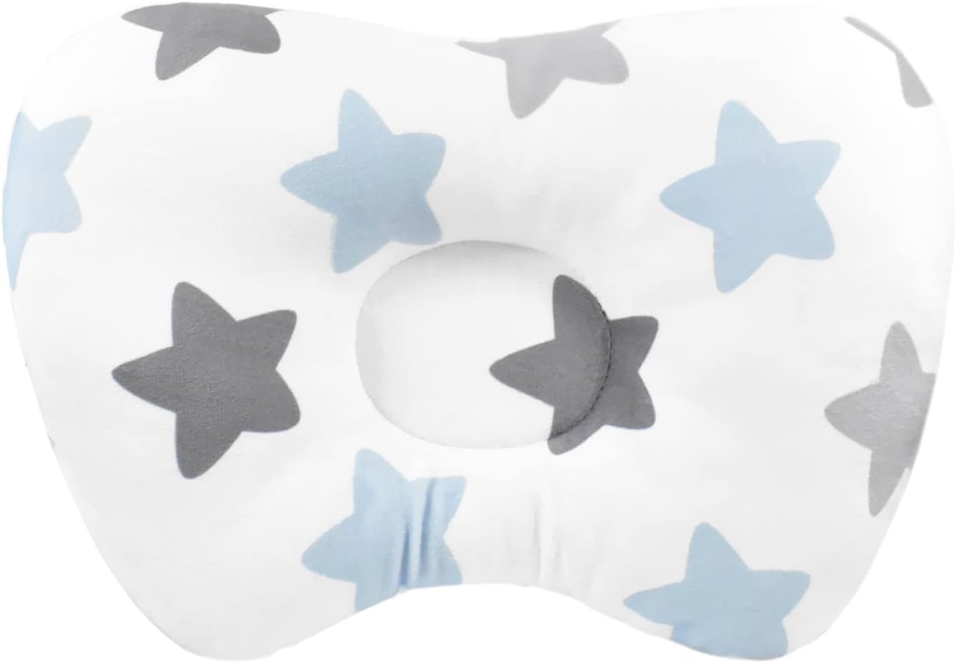 Baby Pillow, Infant Pillow Soft Baby Head Shaping Pillow for Sleeping Organic Cotton Washable 3D Breathable Air Mesh Protection for Flat Head Syndrome