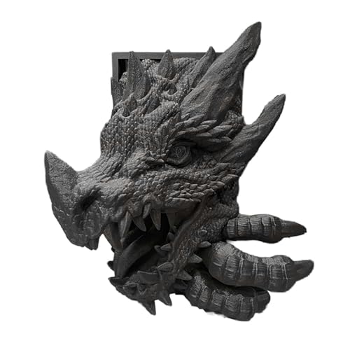 Serre-livres dragon support de livre en résine pour bibliothèque et bar thématique