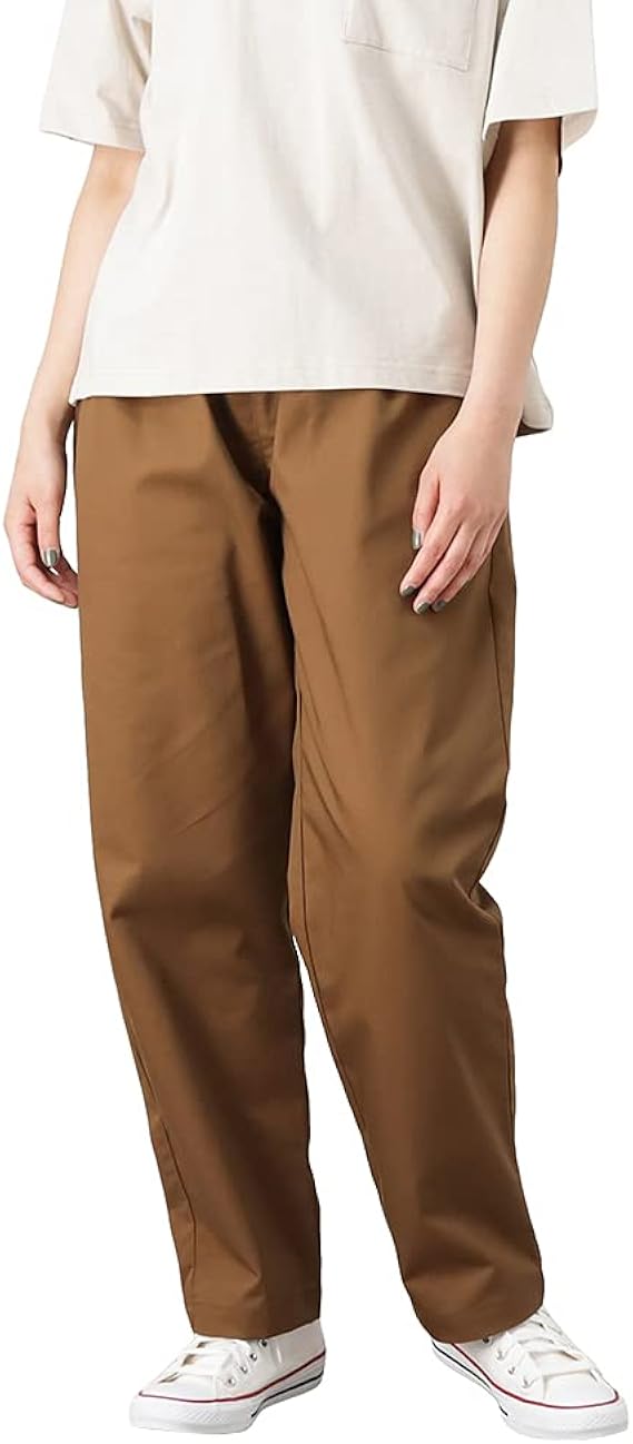 Amazon Dickies ディッキーズ ワイドパンツ レディース シェフパンツ イージーパンツ チノパン 1282 7490 ブラウン M ロングパンツ 通販