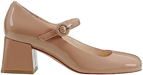 Marc Fisher LTD Women's NESSILY Pump, Nude 110, 7 | Image 4